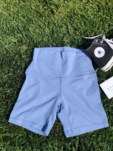 Load image into Gallery viewer, Classic Biker Shorts in Blue Stone
