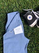 Load image into Gallery viewer, Classic Biker Shorts in Blue Stone
