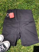 Load image into Gallery viewer, Classic Black Biker Shorts
