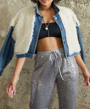 Load image into Gallery viewer, Vintage Faux Denim Jacket
