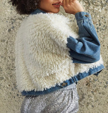 Load image into Gallery viewer, Vintage Faux Denim Jacket
