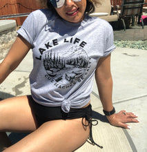 Load image into Gallery viewer, Lake Bum Grey T-shirt
